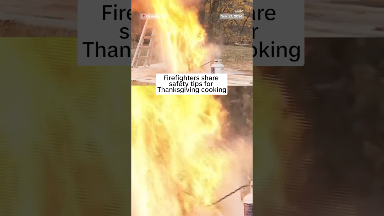 Firefighters share safety tips for Thanksgiving cooking