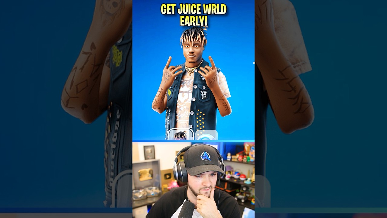Getting the *NEW* Juice WRLD Skin EARLY!