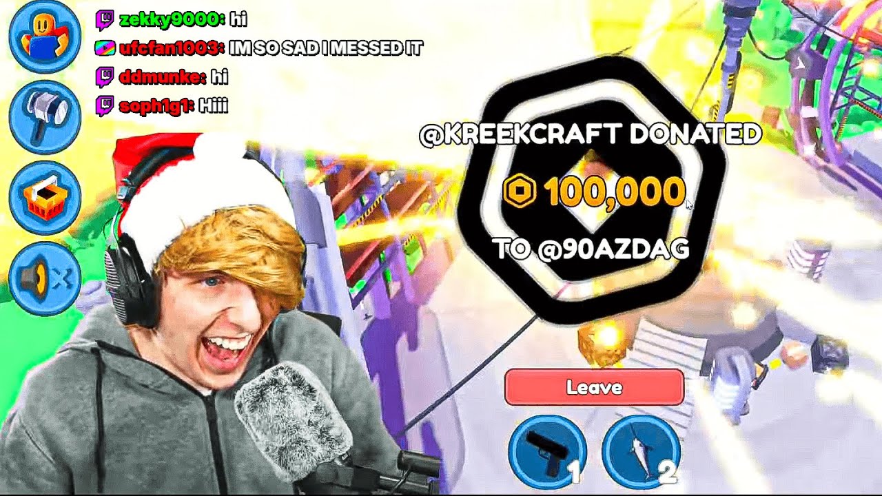 giving free robux to subscribers