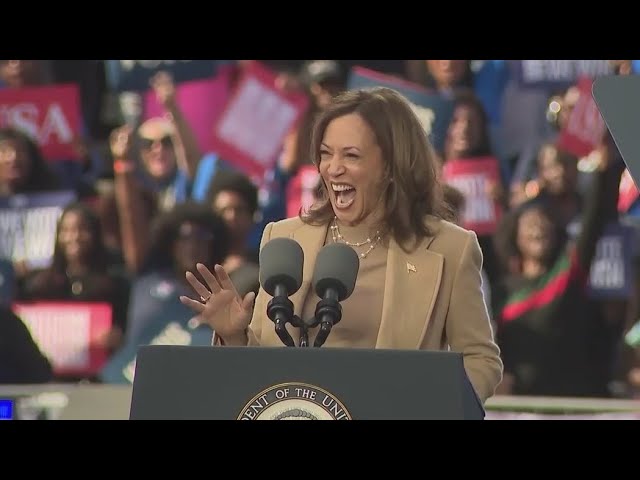 Harris shocked at massive early voter turnout in Georgia | FOX 5 News