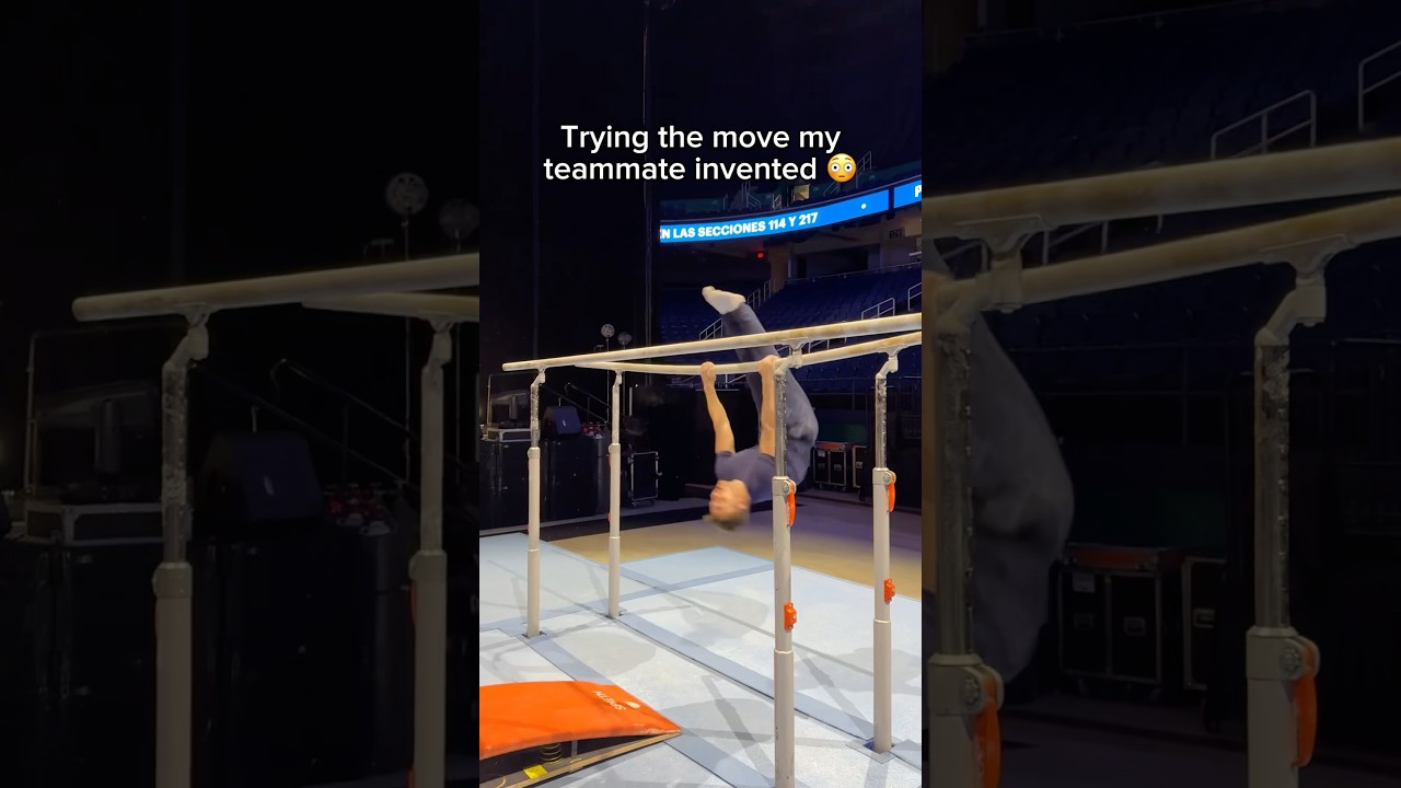 He was so proud 🥹🙏🏼 #gymnastics #gymnast #sports #sport #olympics #olympic #fail #fails #ncaa #d1