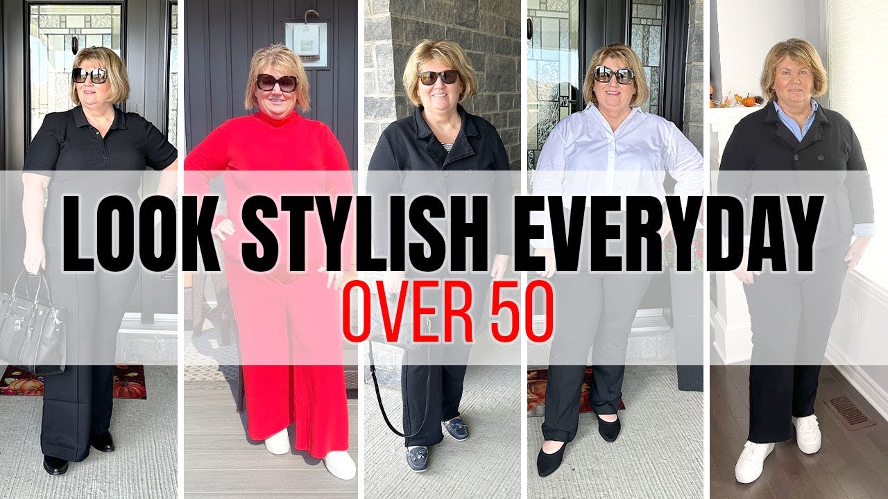 How to Look Stylish Everyday for Women Over 50!👗✅