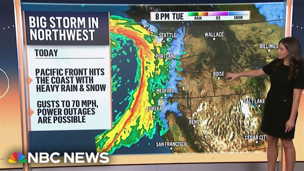Huge storm system will soak the Gulf Coast as an atmospheric river takes aim out West