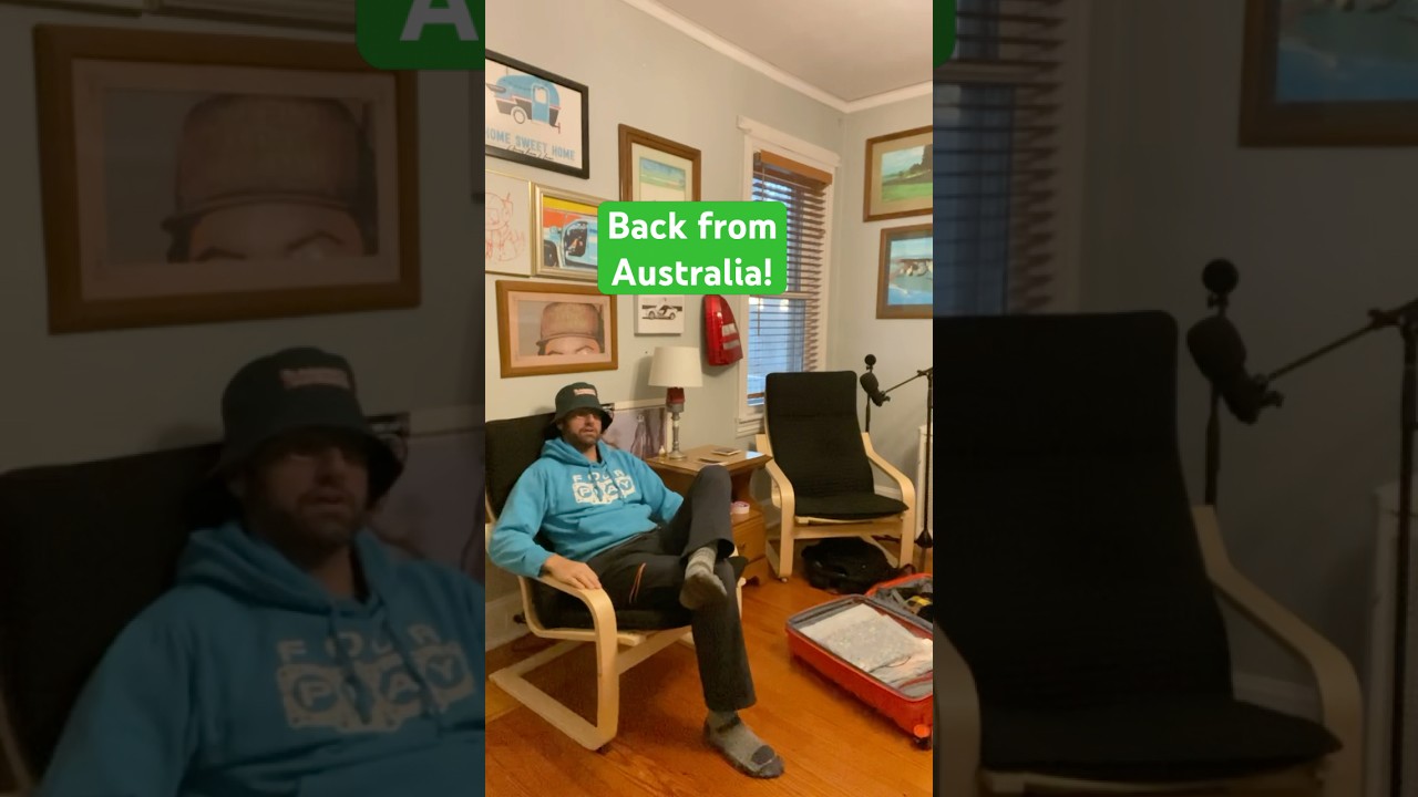 I’m back from Australia! More shorts coming soon