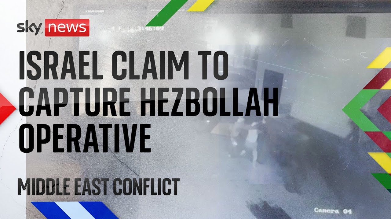 Israeli naval forces capture man they claim is a top Hezbollah operative | Middle East conflict