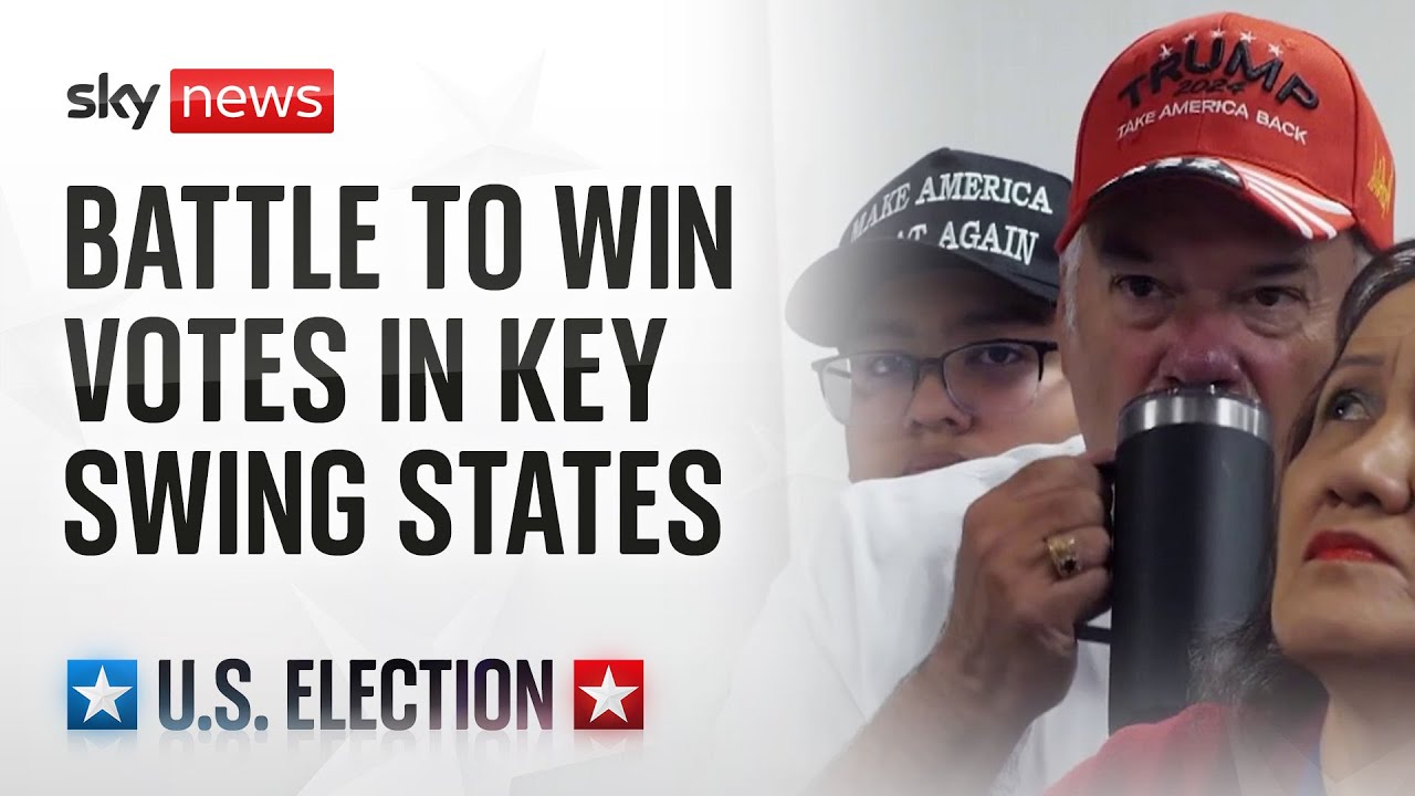 Kamala Harris and Donald Trump’s battle for key swing states | US Election 2024