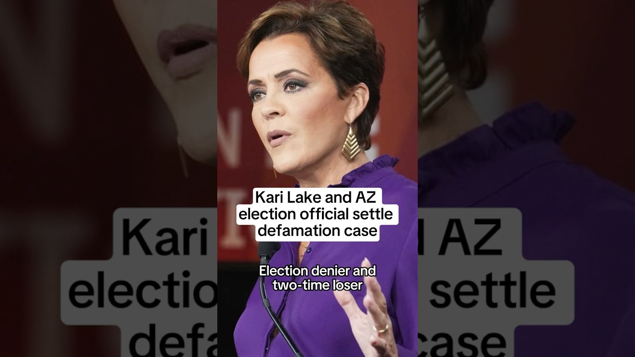 Kari Lake and AZ election official settle defamation case