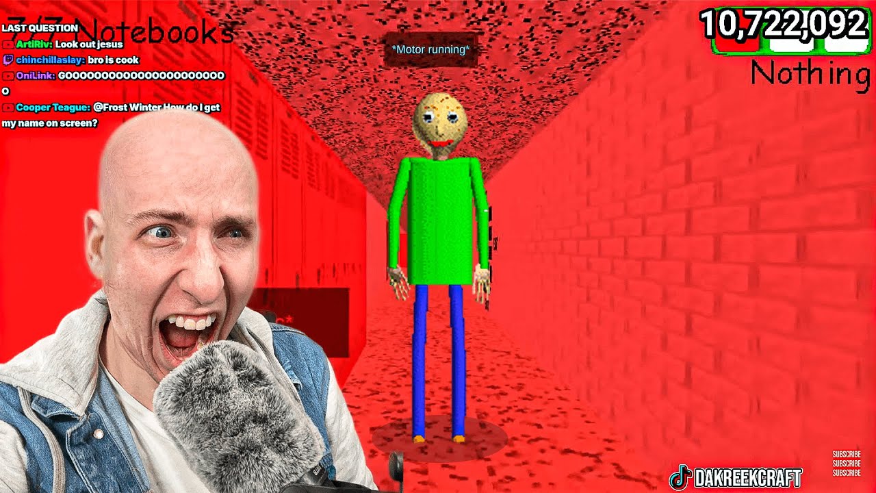KreekCraft Finally Beat Baldi’s Basics
