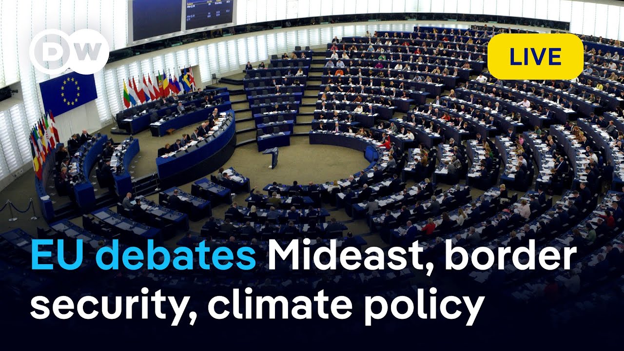 Live: European Parliament debates continued escalation in the Middle East | DW News