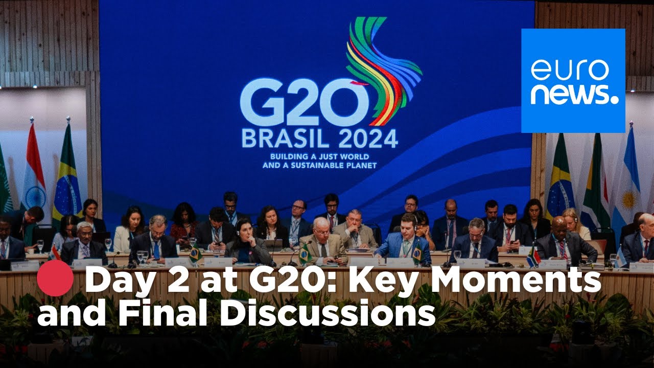 🔴 LIVE | G20 Rio Day 2 – Leaders Arrive, Energy Talks, Development Goals and Final Ceremony