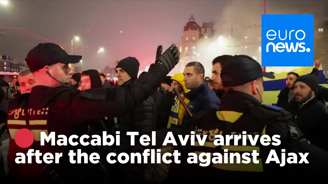 🔴 LIVE: Maccabi Tel Aviv football team returns to Israel after Amsterdam violence | euronews 🇬🇧