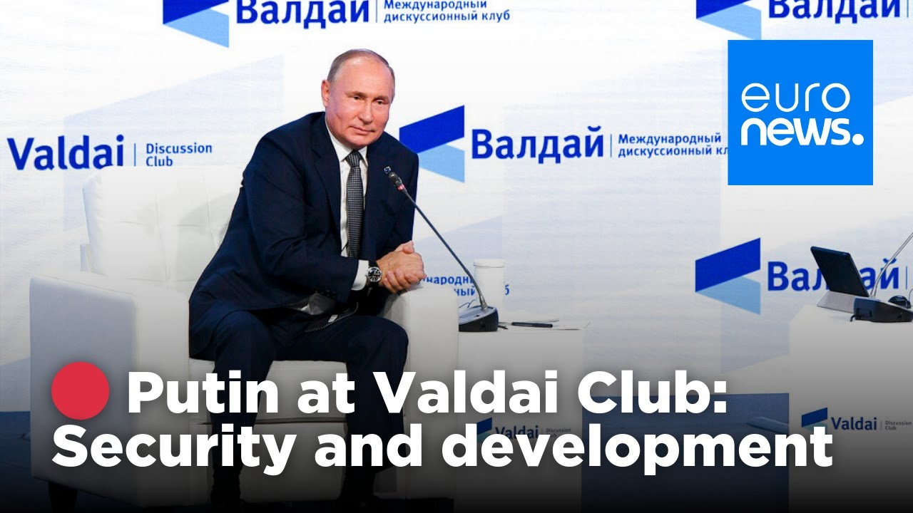 🔴 LIVE: Putin speaks at Valdai Club on global security and equal opportunities | euronews 🇬🇧