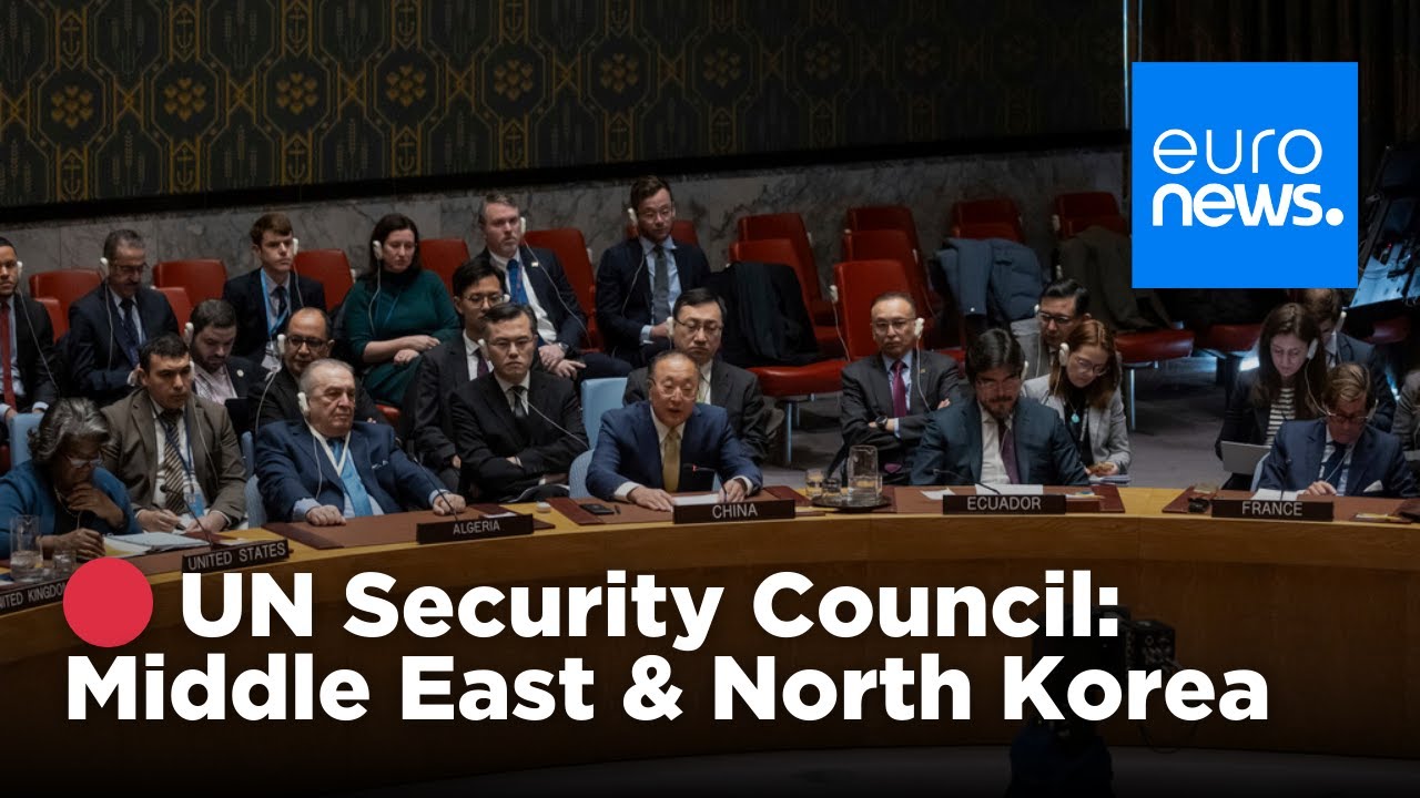 🔴 LIVE: UN Security Council Stakeout and North Korea meeting | euronews 🇬🇧