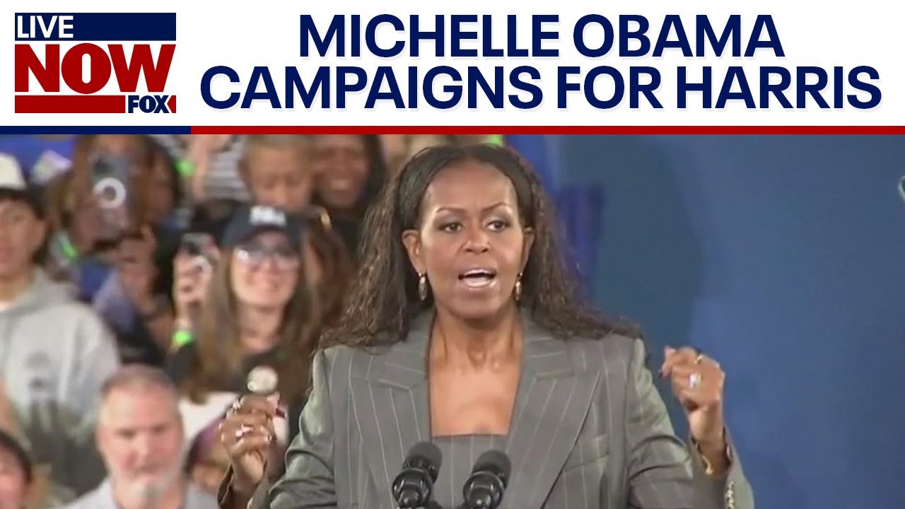 Michelle Obama campaigns for Harris in Pennsylvania  | LiveNOW from FOX