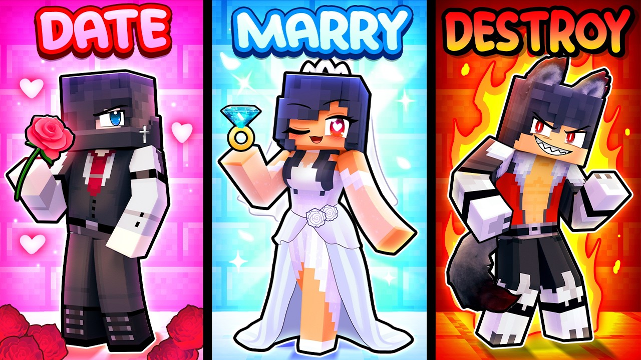 Minecraft but DATE MARRY DESTROY!