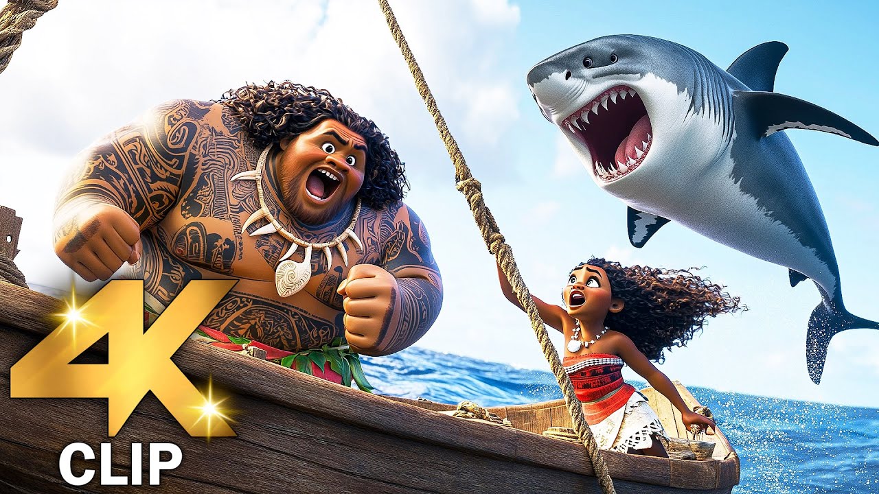 MOANA 2 All Clips (4K ULTRA HD) 2024
