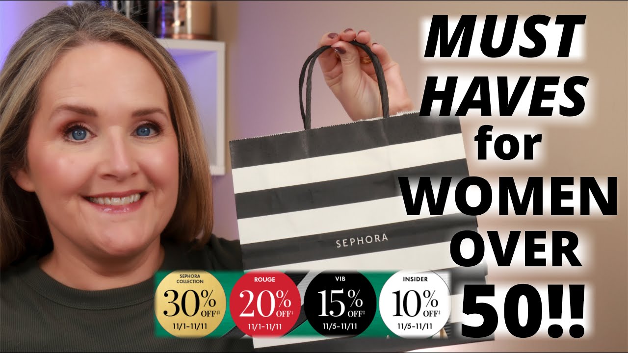 My Sephora Recommendations for Women Over 50! Mature Beauty MUST HAVES! Fall 2024