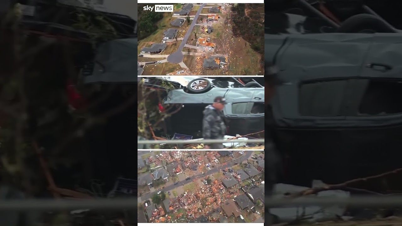 Oklahoma hit by severe storm and reported tornadoes