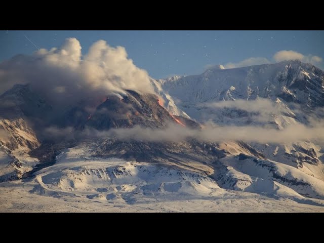 One of the largest volcanoes in Russia’s Kamchatka Peninsula erupts