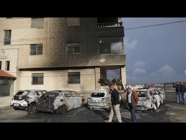 Palestinian officials accuse Israeli settlers of overnight arson attack in the occupied West Bank