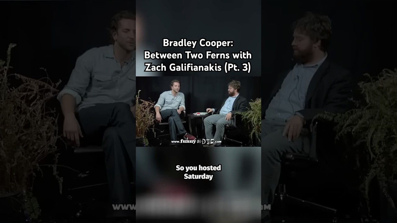 Part 3| Bradley Cooper: Between Two Ferns with Zach Galifianakis (Inside The FOD Vault Episode 8)