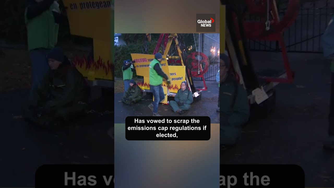 Poilievre residence blocked by Greenpeace activists, 2 arrested