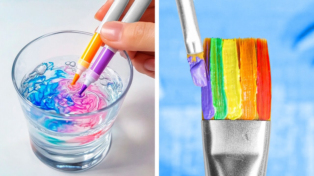 🌟 QUICK & EASY RAINBOW CRAFTS! 🖌️🌈 HURRY UP TO TRY!