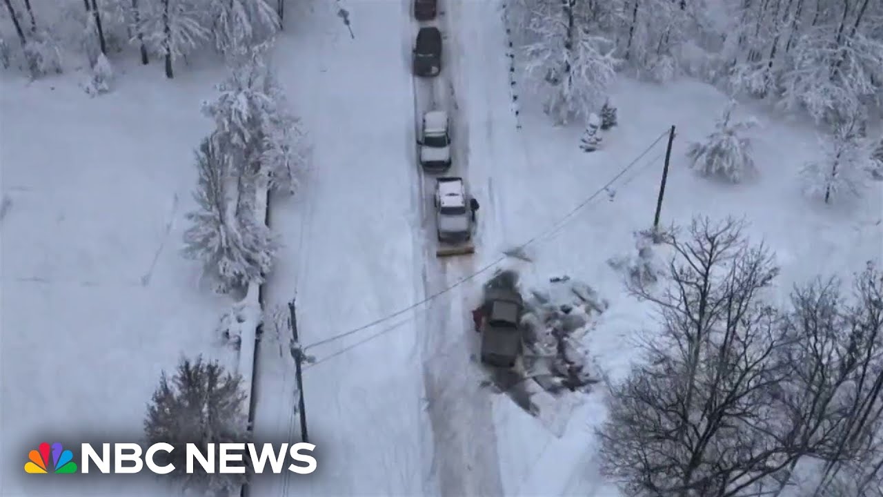 Rain, flooding and snow sock in parts of the West and Northeast