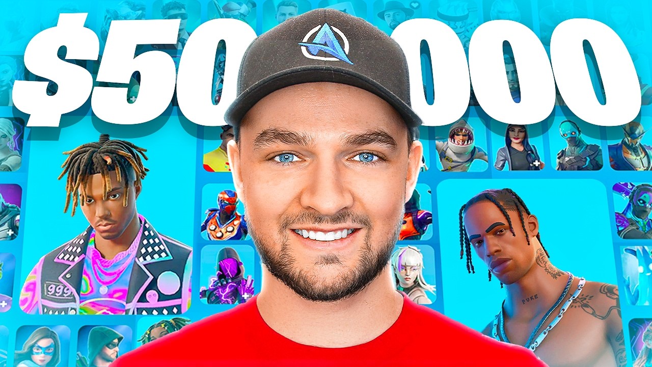 Revealing My $50,000 Fortnite Locker!