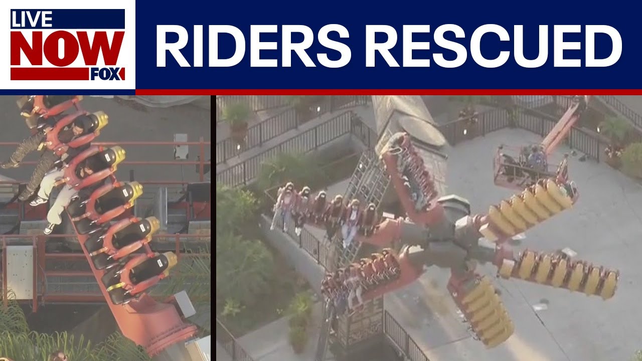 Riders rescued after being stuck on Knott’s Berry Farm roller coaster for 2 hours | LiveNOW from FOX