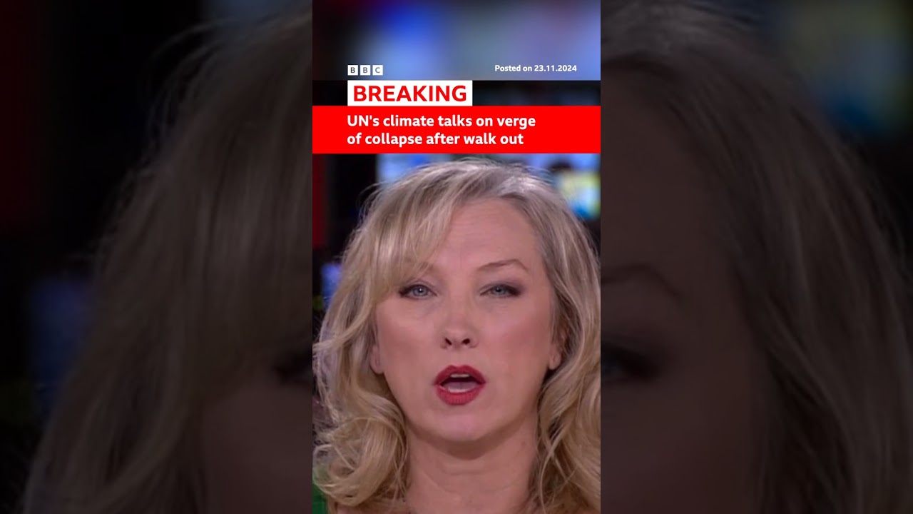 Several countries walked out of UN climate talks, saying they “didn’t feel heard.” #Shorts #BBCNews