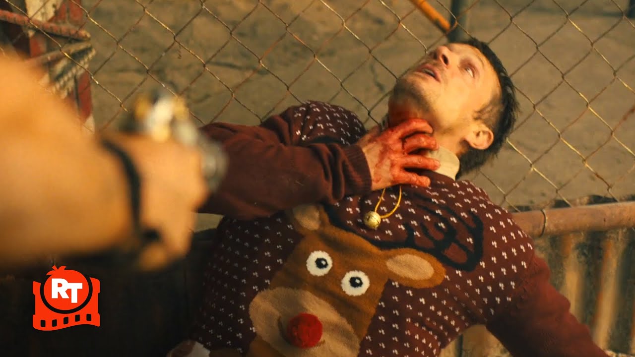 Silent Night (2023) – Joel Kinnaman vs. Gang Warefare Scene | Movieclips