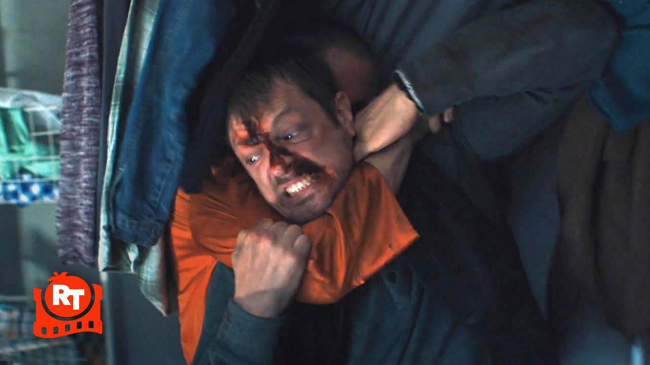 Silent Night (2023) – JOEL KINNAMAN WILL F*CK YOU UP! Scene | Movieclips