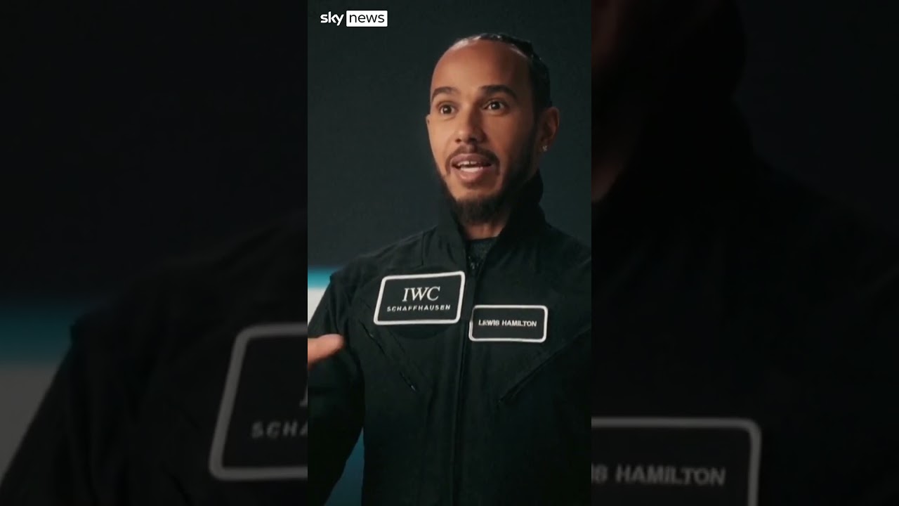Sir Lewis Hamilton flies in space trainer jet in Texas
