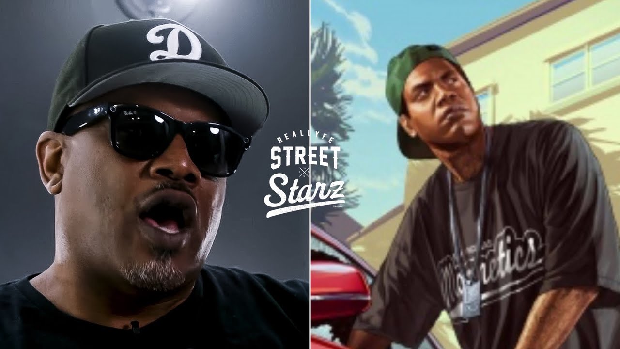 Slink Johnson voice of Lamar in GTA5 sold rock as a CHILD! impact of cr4ck epidemic on Los Angeles