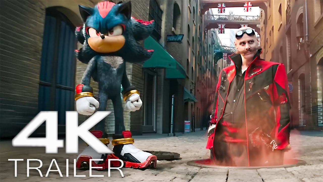 SONIC THE HEDGEHOG 3 Final Trailer (2024) Keanu Reeves, Jim Carrey, Idris Elba Movie | 4K UHD HDR