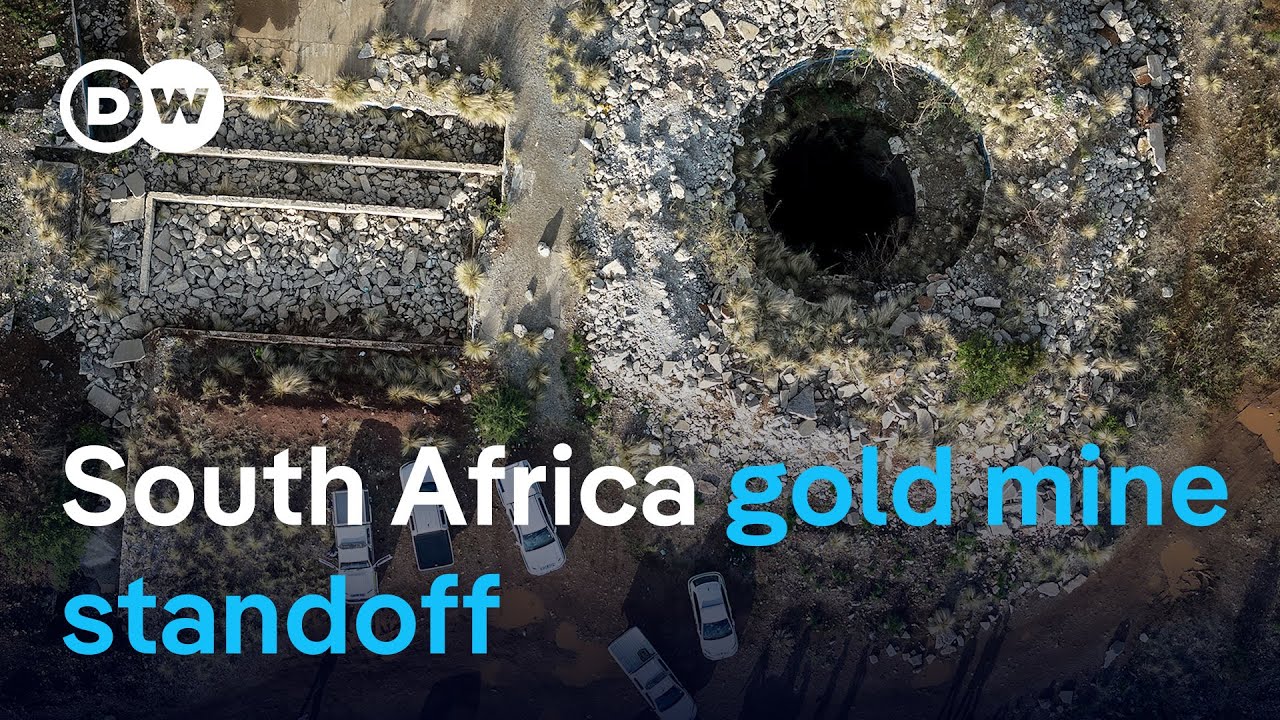 South African gold mine siege in third week | DW News