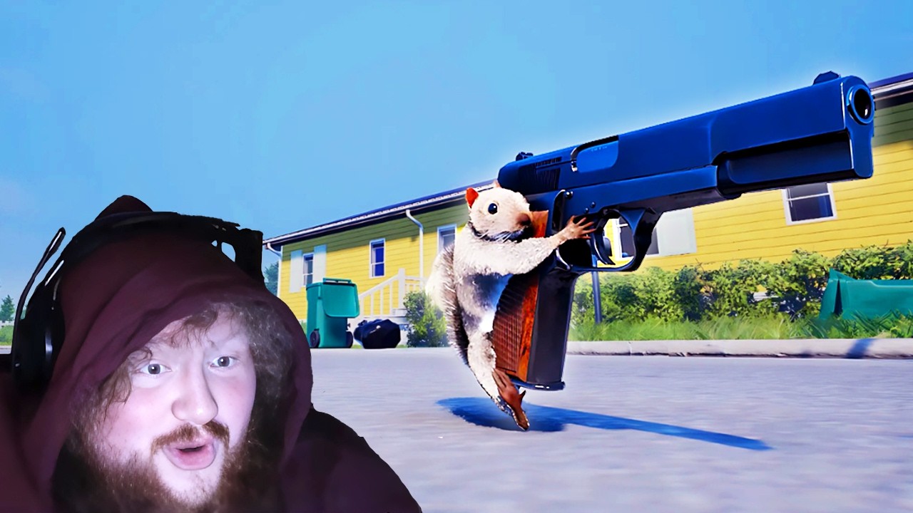 Squirrel with a gun…