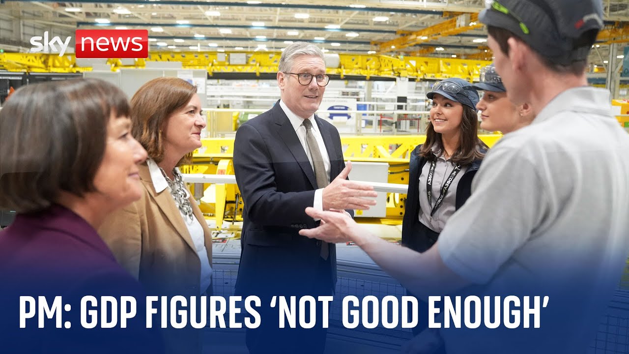 Starmer admits latest economic growth figure of 0.1% is ‘not good enough’