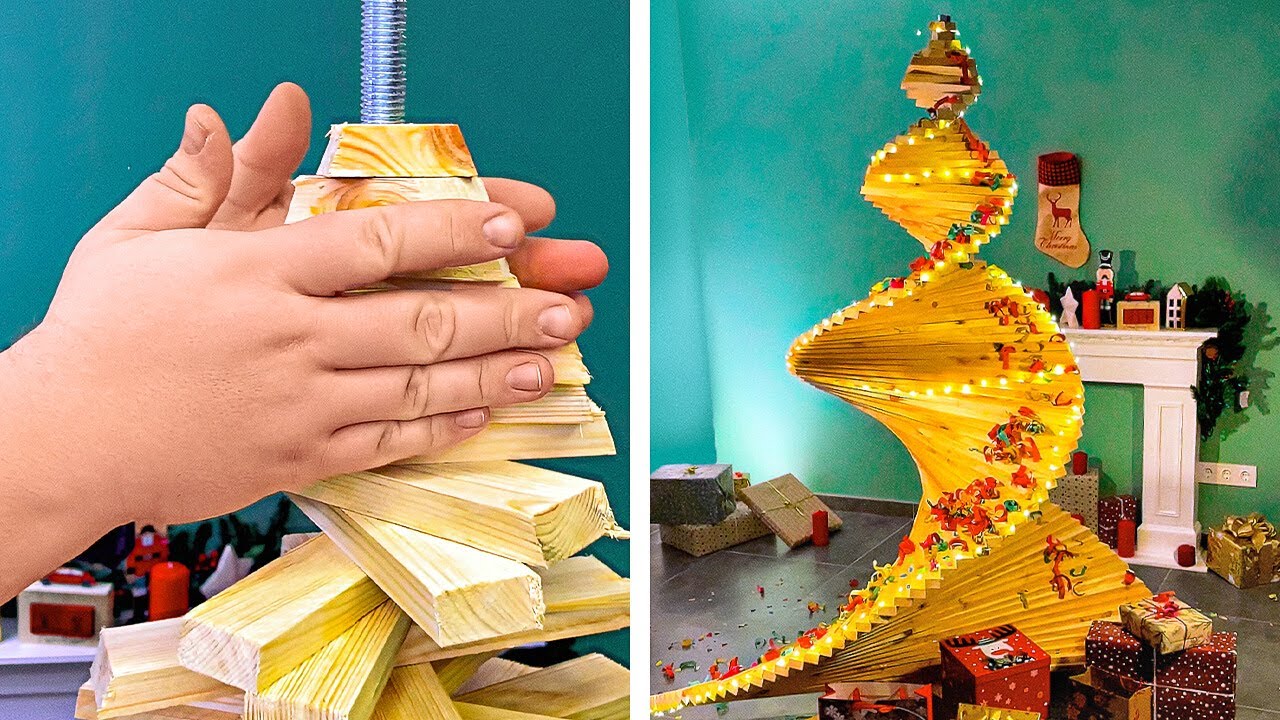 Stunning Designs for DIY Christmas Trees That Can be Ready in Under an Hour