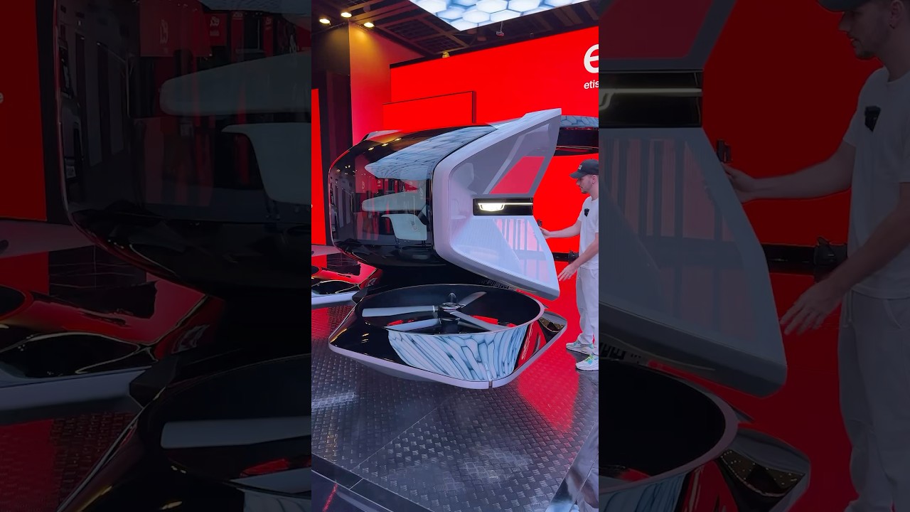 That looks like a personal escape pod to me! 🤯 #cadillac #flyingcar #automobile