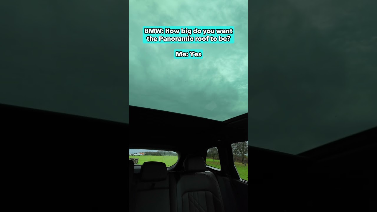 The new BMW X3 has all the glass!