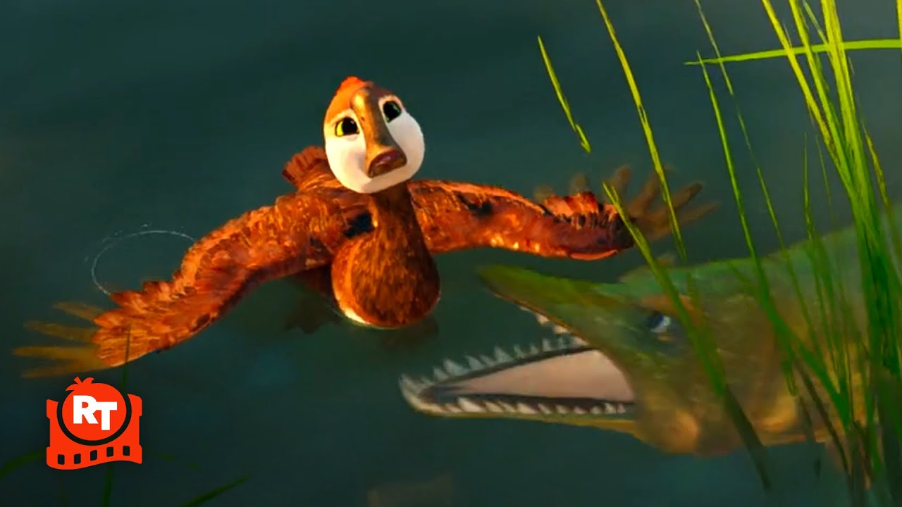 The Wild Robot (2024) – The Fish Attacks Brightbill Scene | Movieclips