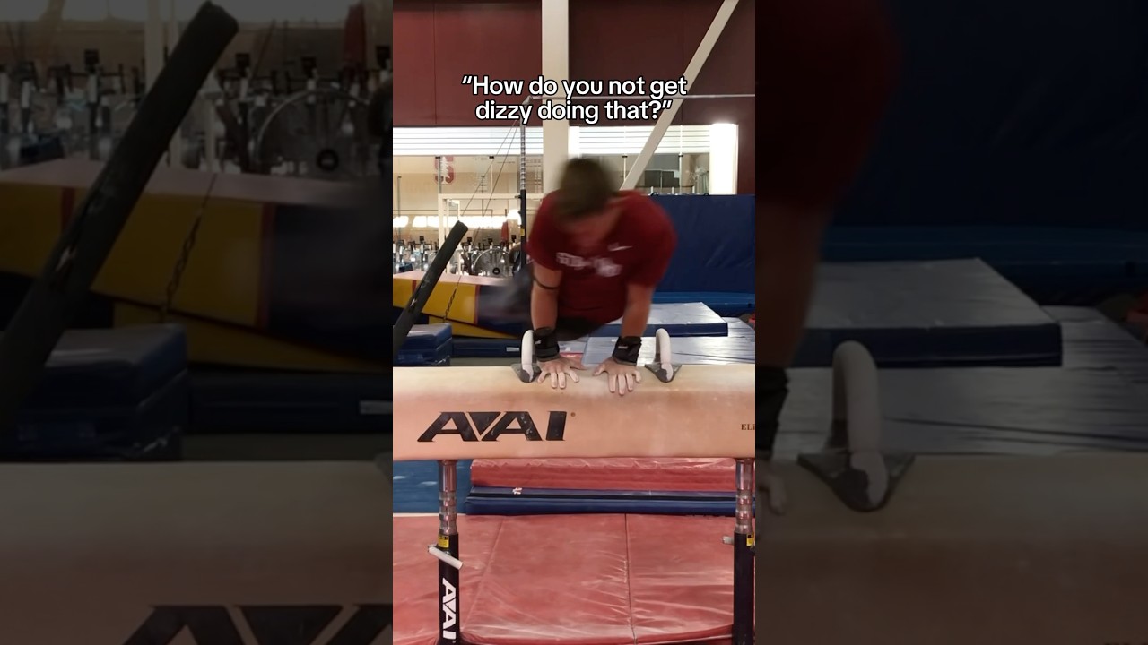 This makes me dizzy watching 😵‍💫 #gymnastics #gymnast #olympics #olympic #dizzy #fail #sports