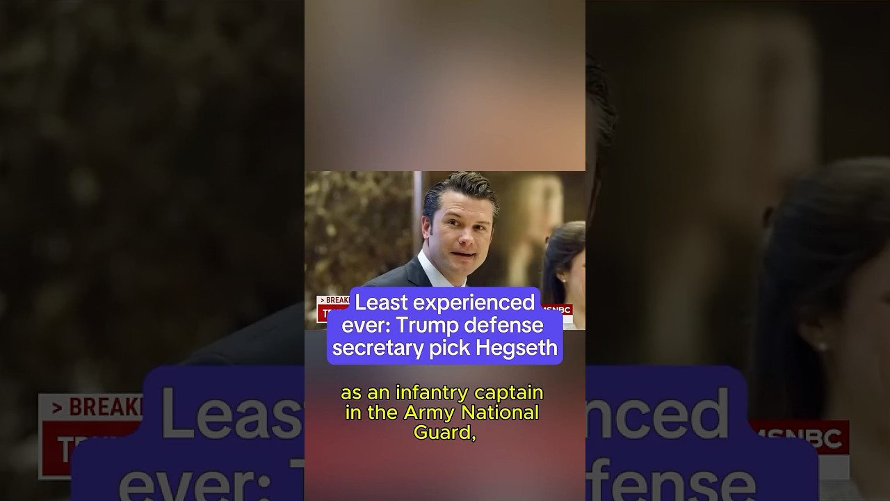 Trump defense secretary pick least experienced ever