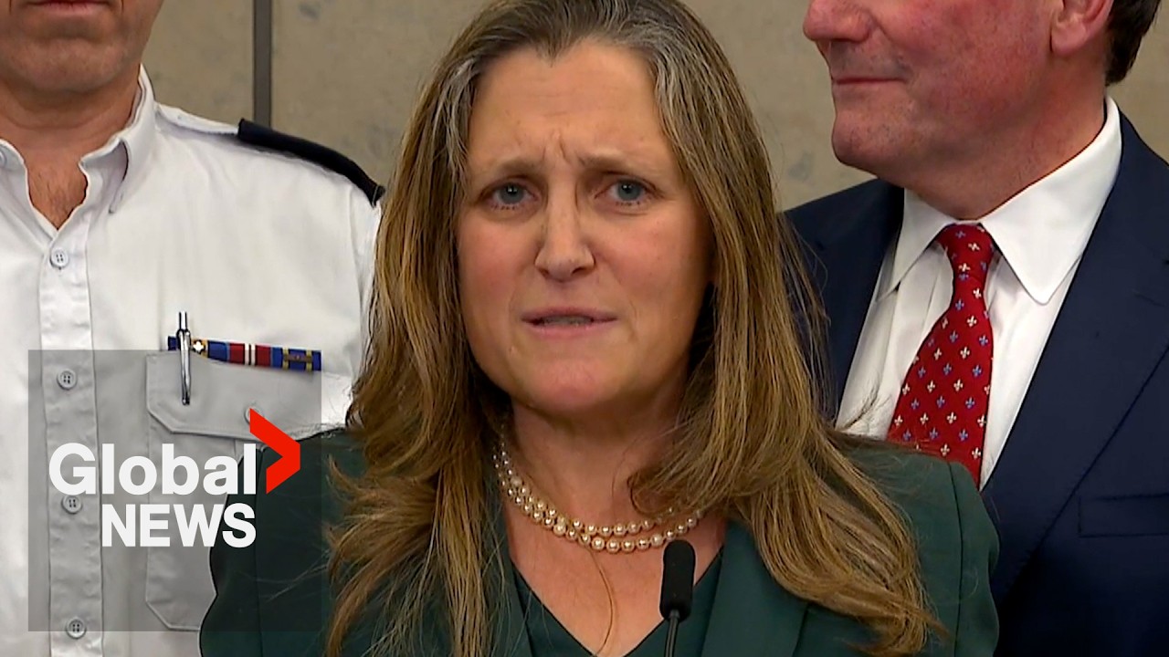 “US also depends on Canada”: Freeland says as Trudeau meets with premiers on Trump tariff threats