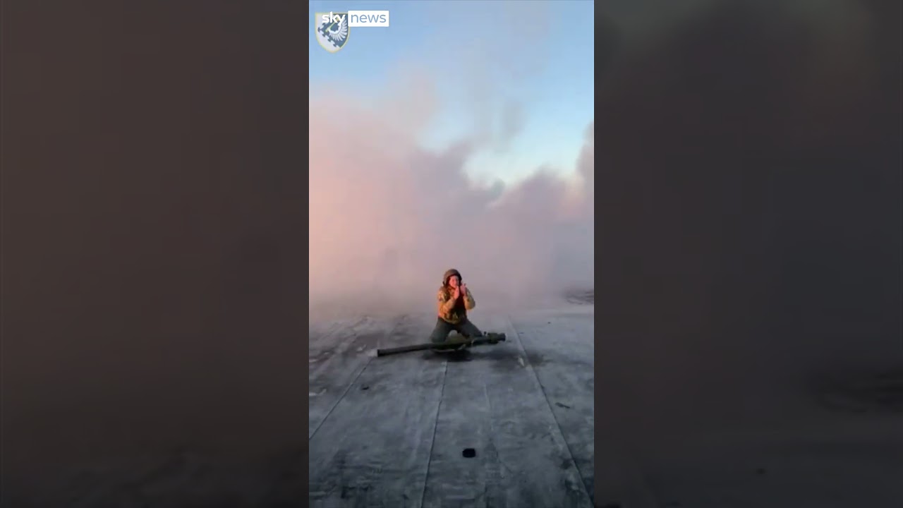 ‘Video shows Russian missile shot down’