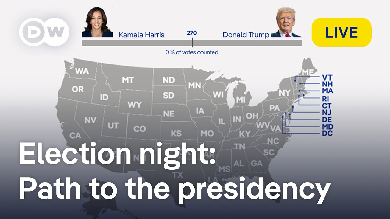 Watch live: 2024 US presidential election updates and first results | DW News