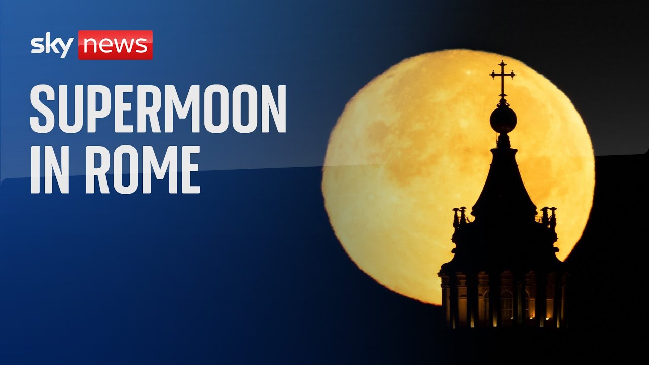 Watch live: The fourth and last supermoon of 2024 in Italy
