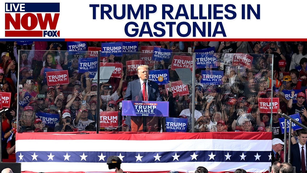 WATCH: Trump addresses supporters in swing state of NC | LiveNOW from FOX